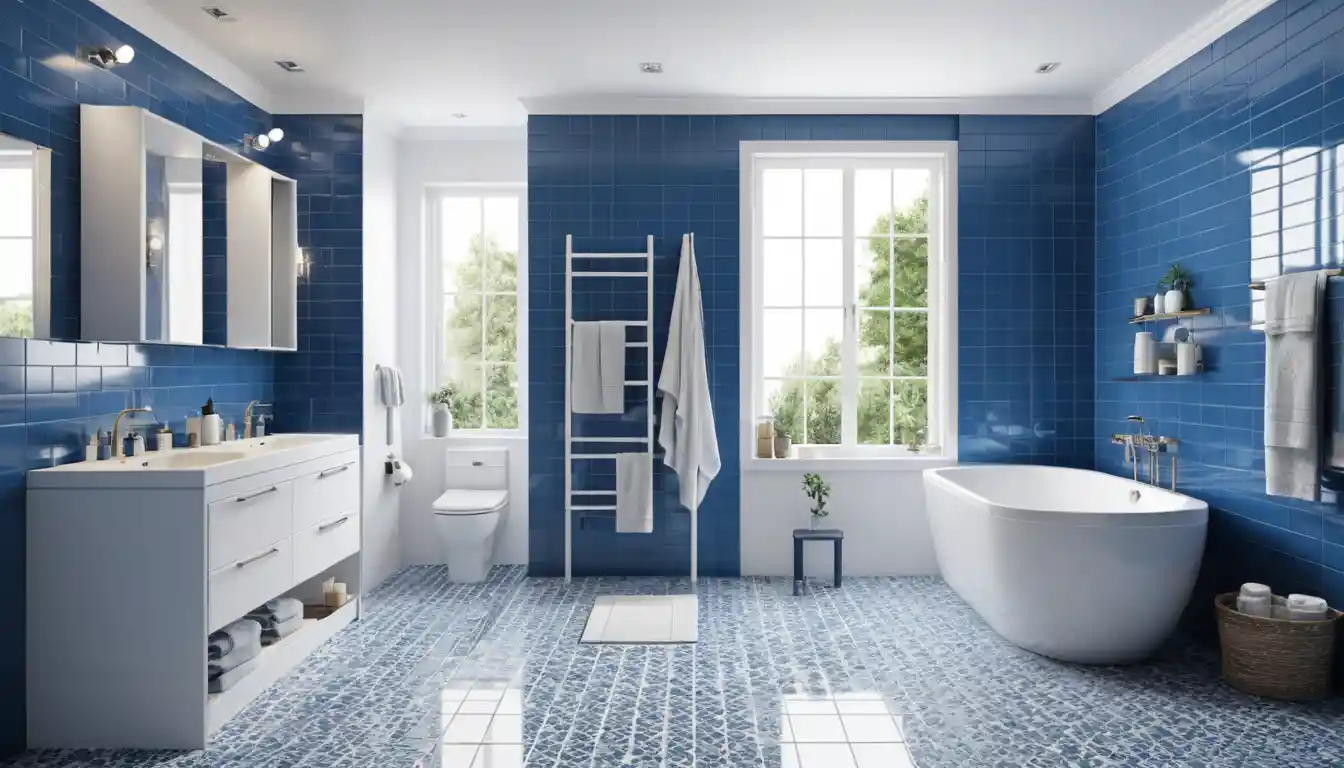 Colores que combinan con el azul: paletas fáciles y trucos para que tu casa se vea luminosa (sin quedar fría) 2 Azul con blanco roto en decoración: ambiente luminoso y limpio