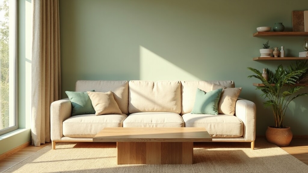 24 ideas con colores que combinan con el verde claro para una casa luminosa y natural 2 Verde claro combinado con neutros cálidos
