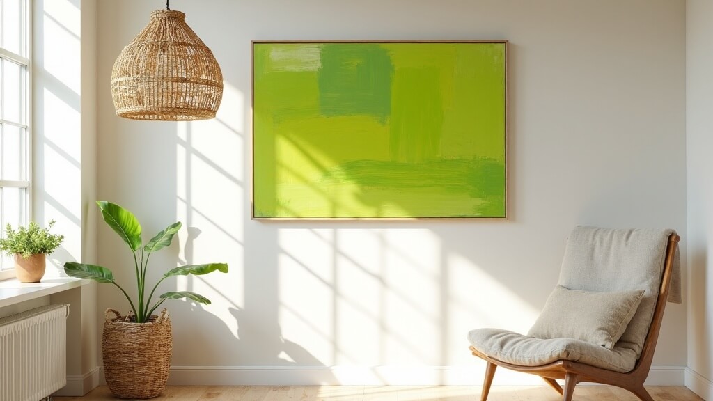Colores que combinan con el verde lima: ideas frescas y luminosas para tu casa 6 Verde lima con tonos tierra