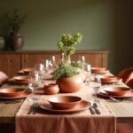 26 ideas con colores que combinan con el verde oliva para un hogar natural y elegante
