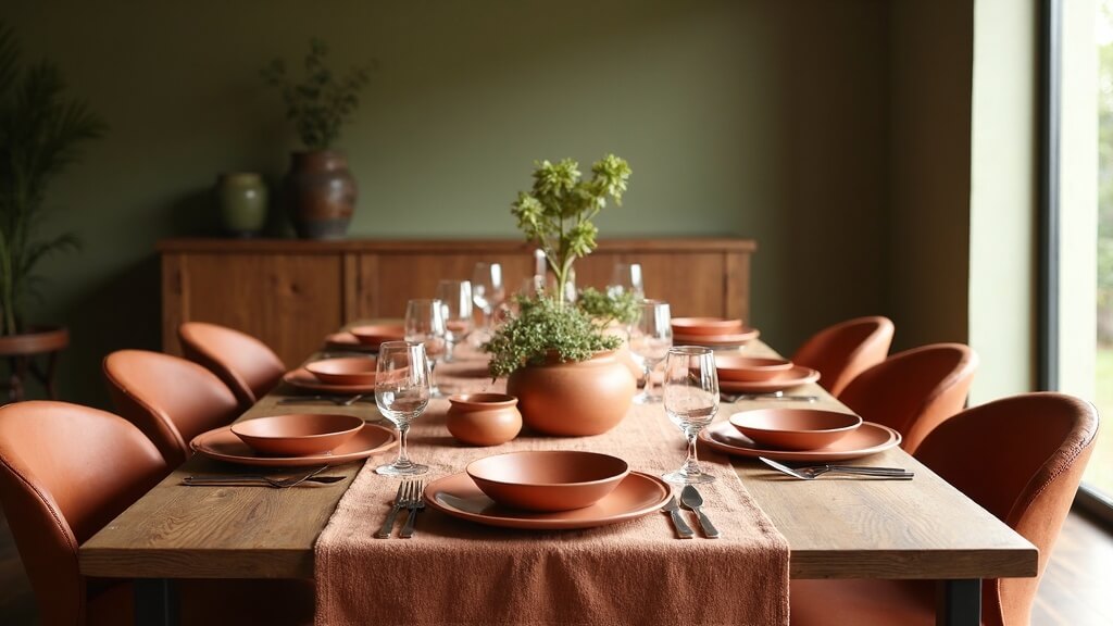 26 ideas con colores que combinan con el verde oliva para un hogar natural y elegante