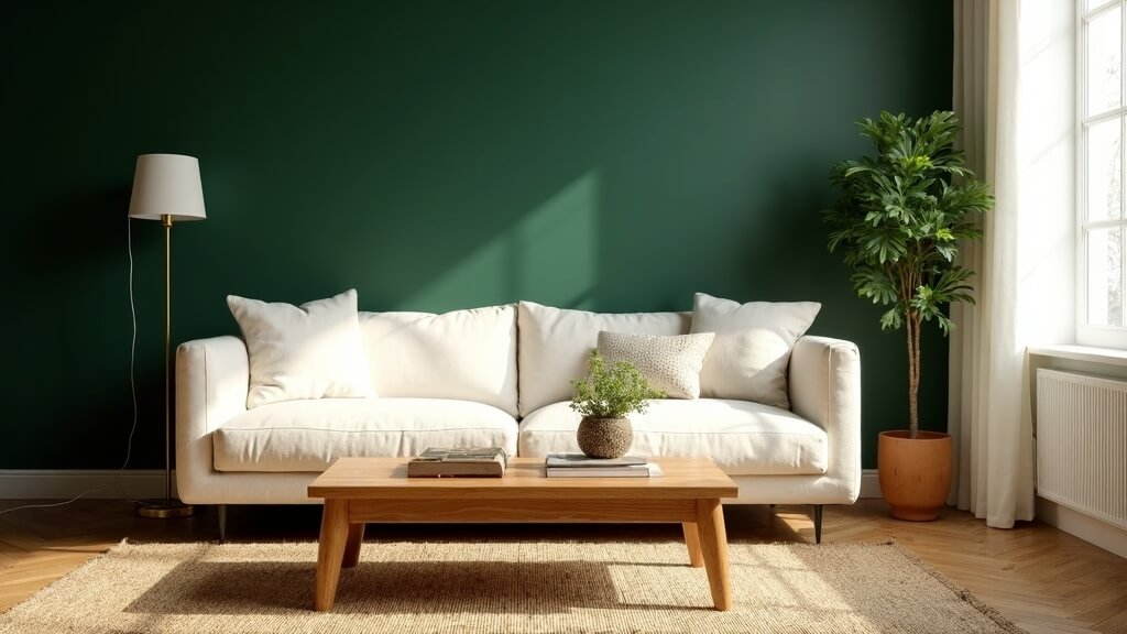 Materiales que combinan con el verde oscuro