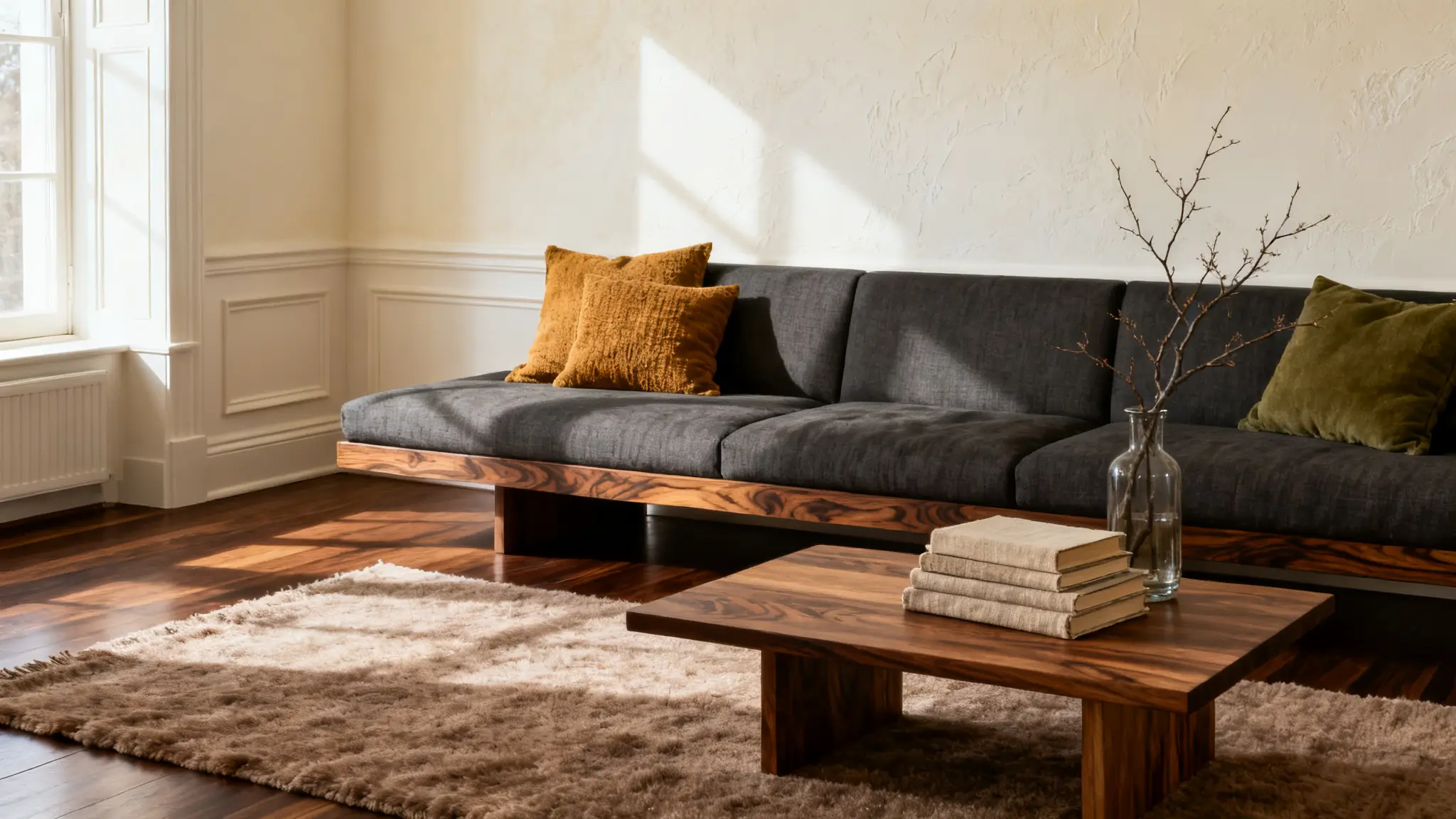 Que colores combinan con la madera oscura para lograr un diseño armonioso y elegante 6